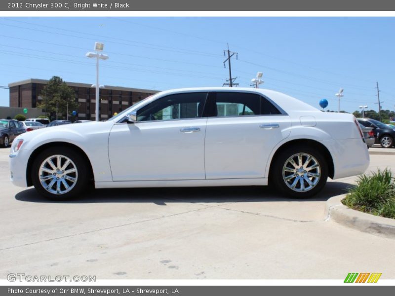 Bright White / Black 2012 Chrysler 300 C
