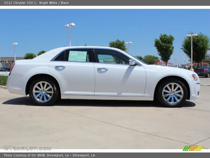 Bright White / Black 2012 Chrysler 300 C