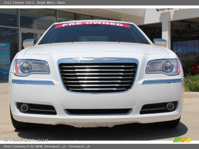 Bright White / Black 2012 Chrysler 300 C
