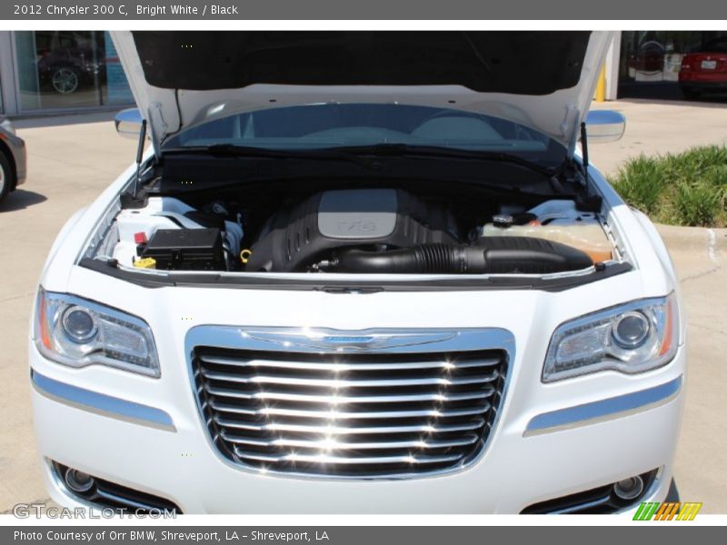 Bright White / Black 2012 Chrysler 300 C