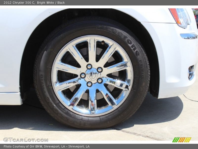 Bright White / Black 2012 Chrysler 300 C