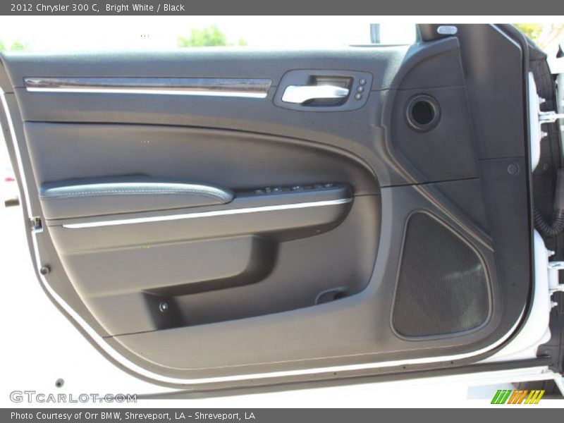 Bright White / Black 2012 Chrysler 300 C