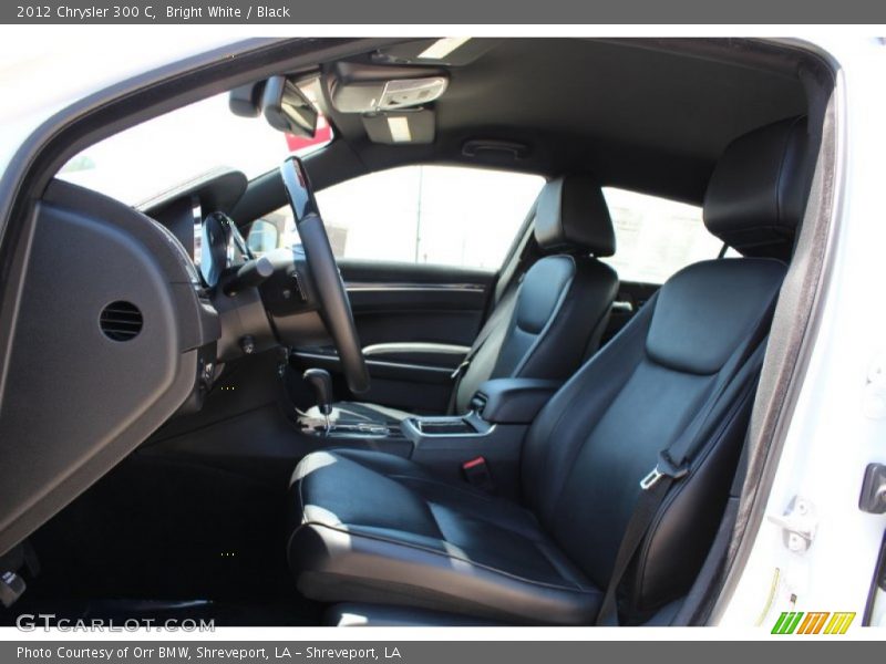 Bright White / Black 2012 Chrysler 300 C