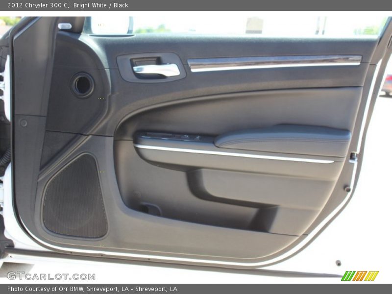 Bright White / Black 2012 Chrysler 300 C