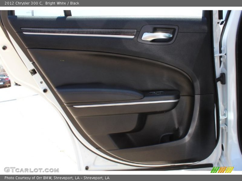 Bright White / Black 2012 Chrysler 300 C