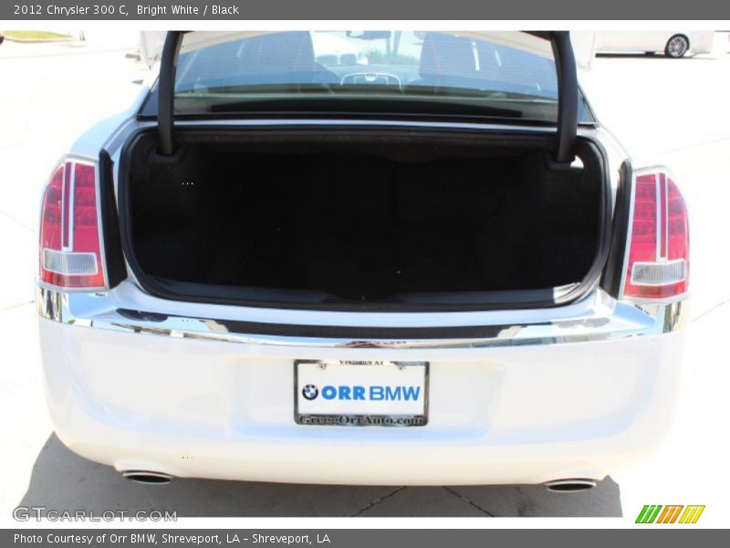 Bright White / Black 2012 Chrysler 300 C