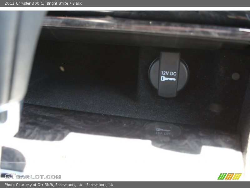 Bright White / Black 2012 Chrysler 300 C