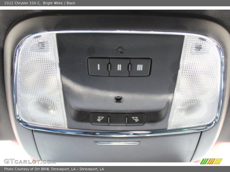 Bright White / Black 2012 Chrysler 300 C