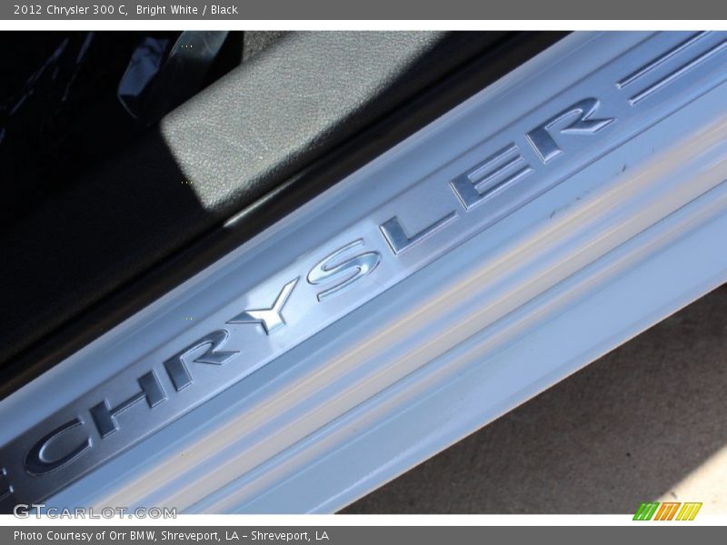Bright White / Black 2012 Chrysler 300 C