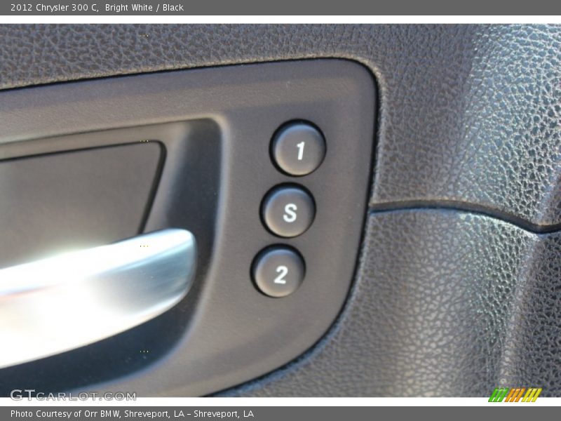 Bright White / Black 2012 Chrysler 300 C