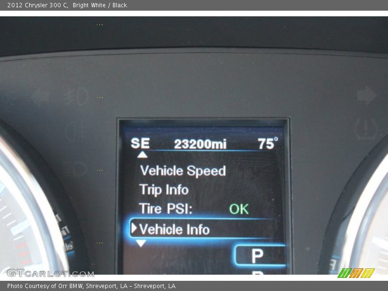 Bright White / Black 2012 Chrysler 300 C
