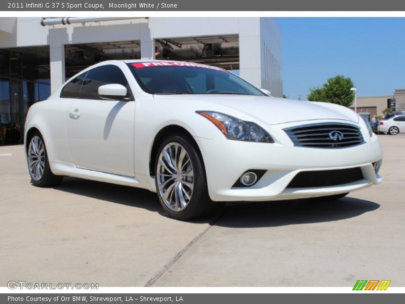 Front 3/4 View of 2011 G 37 S Sport Coupe