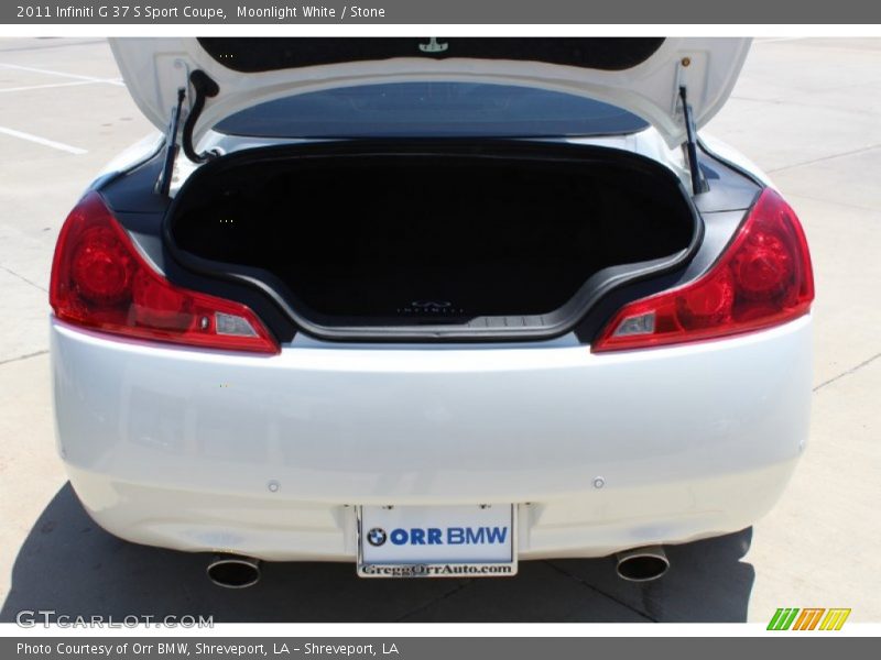 Moonlight White / Stone 2011 Infiniti G 37 S Sport Coupe