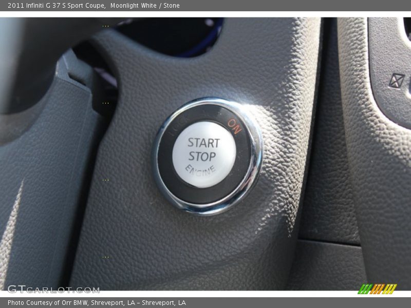 Moonlight White / Stone 2011 Infiniti G 37 S Sport Coupe