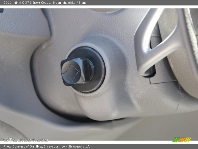 Moonlight White / Stone 2011 Infiniti G 37 S Sport Coupe