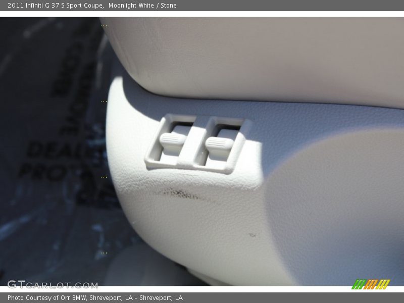 Moonlight White / Stone 2011 Infiniti G 37 S Sport Coupe