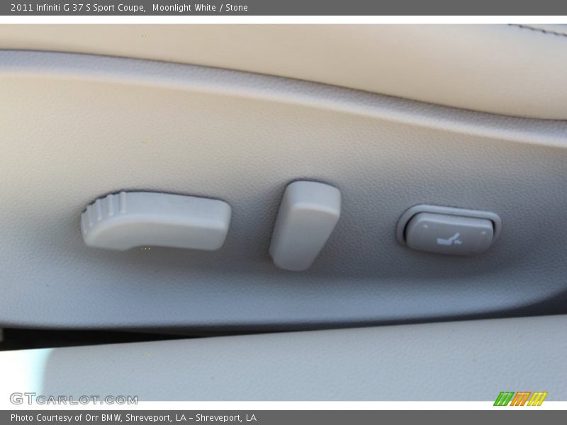 Moonlight White / Stone 2011 Infiniti G 37 S Sport Coupe