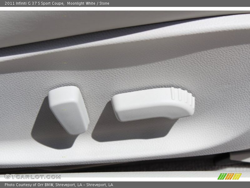 Moonlight White / Stone 2011 Infiniti G 37 S Sport Coupe