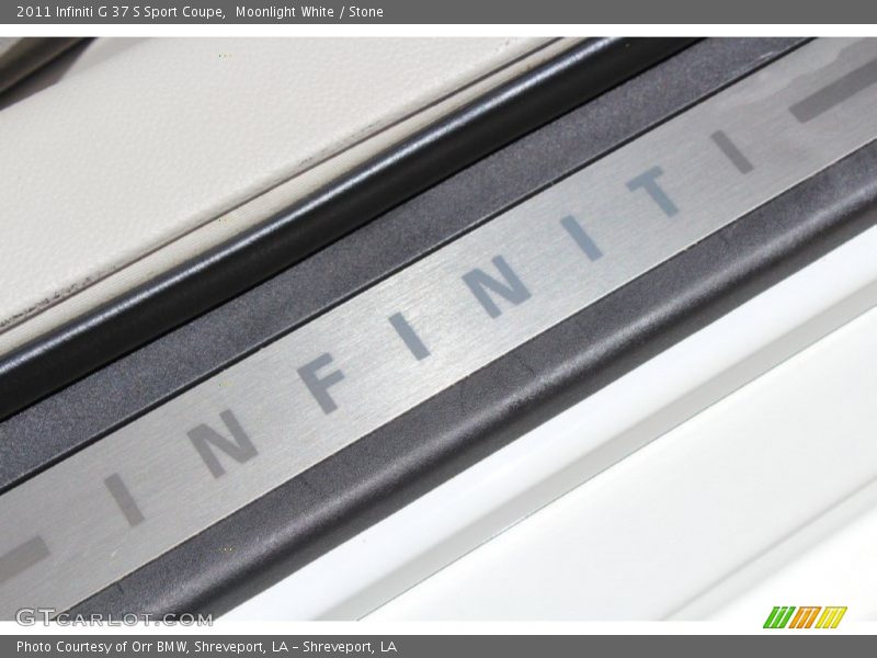 Moonlight White / Stone 2011 Infiniti G 37 S Sport Coupe