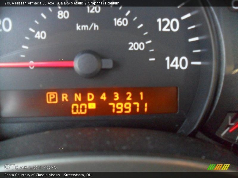 Galaxy Metallic / Graphite/Titanium 2004 Nissan Armada LE 4x4