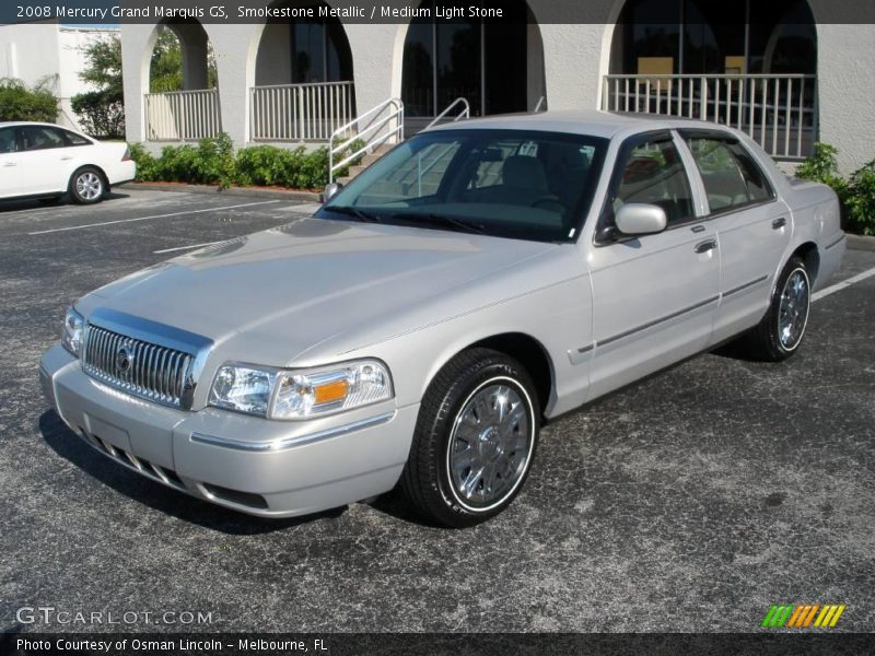 Smokestone Metallic / Medium Light Stone 2008 Mercury Grand Marquis GS