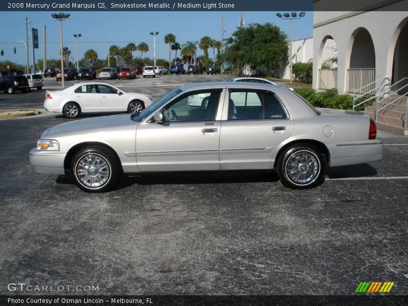 Smokestone Metallic / Medium Light Stone 2008 Mercury Grand Marquis GS