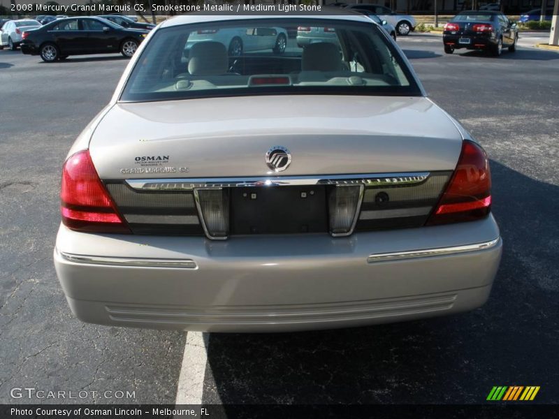 Smokestone Metallic / Medium Light Stone 2008 Mercury Grand Marquis GS