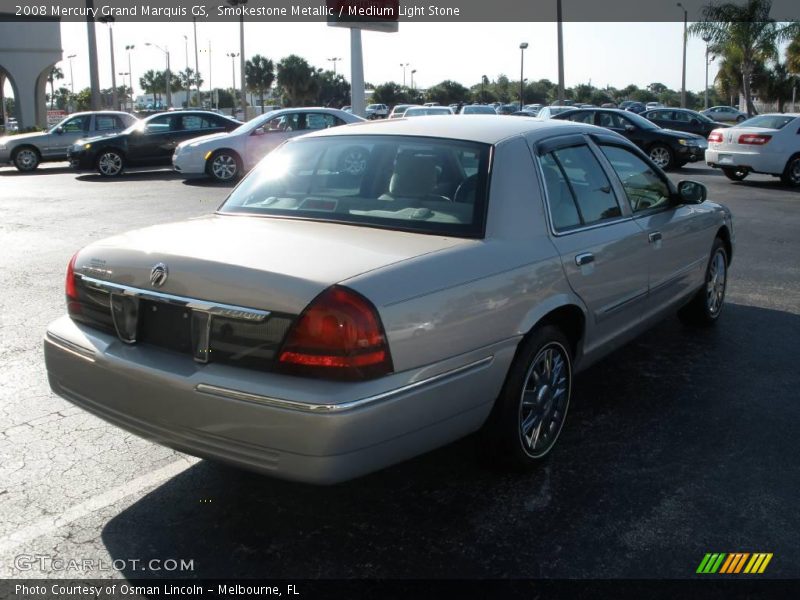 Smokestone Metallic / Medium Light Stone 2008 Mercury Grand Marquis GS