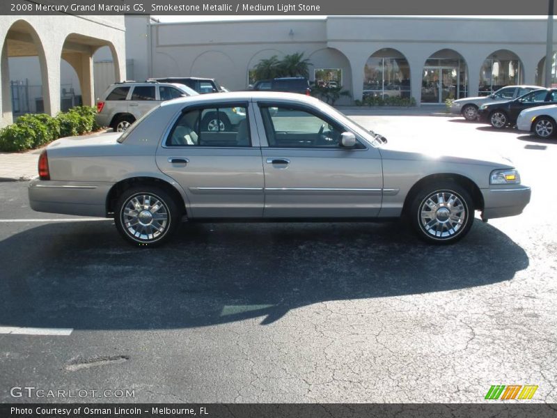 Smokestone Metallic / Medium Light Stone 2008 Mercury Grand Marquis GS