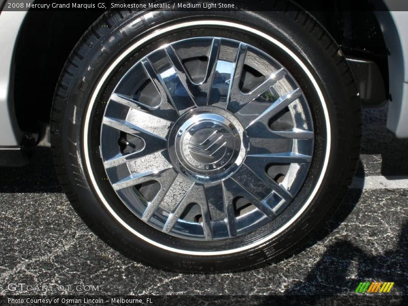 Smokestone Metallic / Medium Light Stone 2008 Mercury Grand Marquis GS