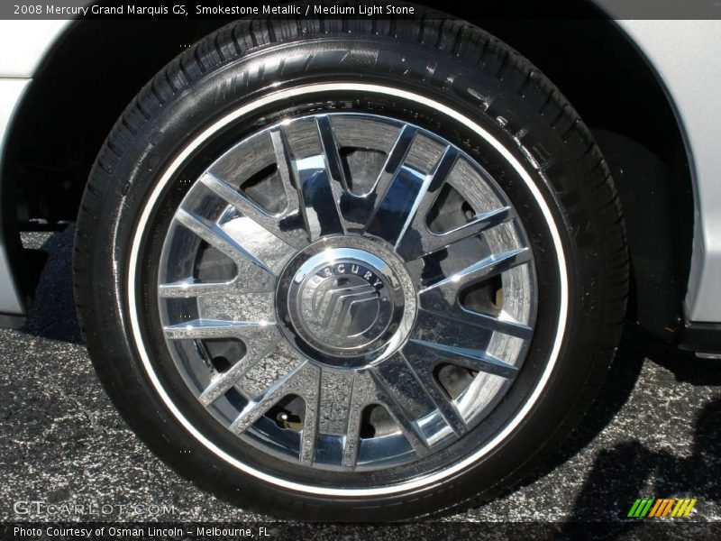 Smokestone Metallic / Medium Light Stone 2008 Mercury Grand Marquis GS