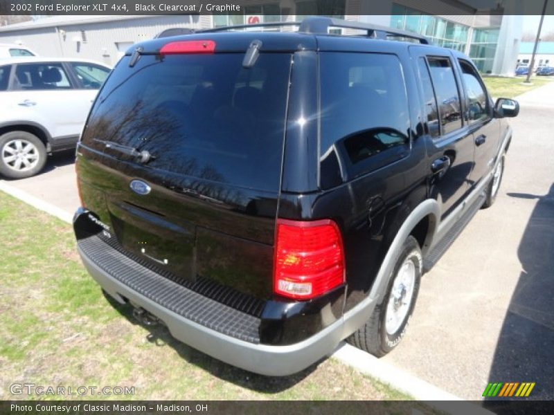 Black Clearcoat / Graphite 2002 Ford Explorer XLT 4x4