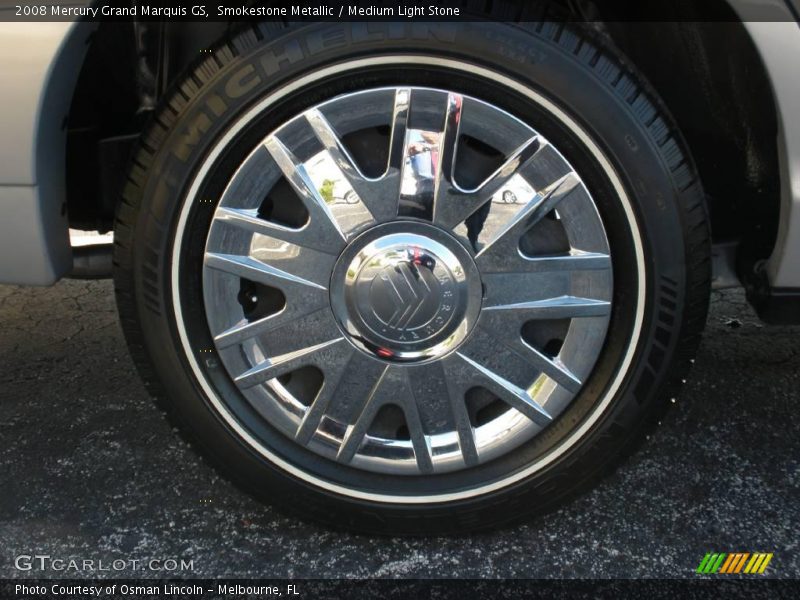 Smokestone Metallic / Medium Light Stone 2008 Mercury Grand Marquis GS