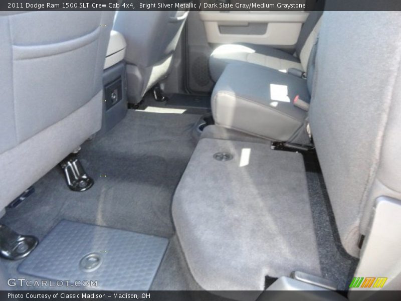 Bright Silver Metallic / Dark Slate Gray/Medium Graystone 2011 Dodge Ram 1500 SLT Crew Cab 4x4