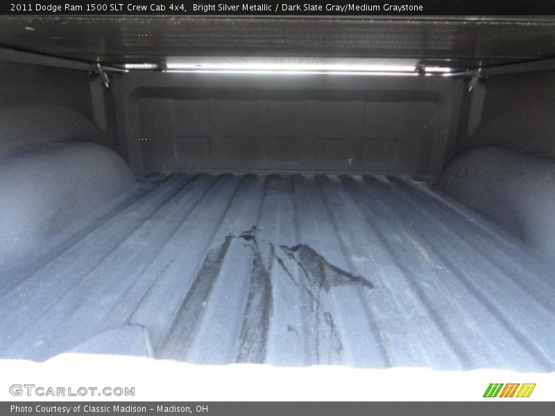 Bright Silver Metallic / Dark Slate Gray/Medium Graystone 2011 Dodge Ram 1500 SLT Crew Cab 4x4