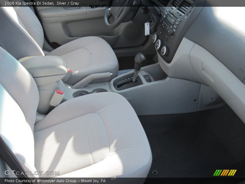 Silver / Gray 2008 Kia Spectra EX Sedan