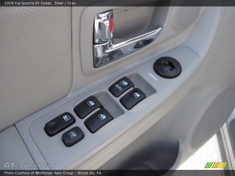 Silver / Gray 2008 Kia Spectra EX Sedan