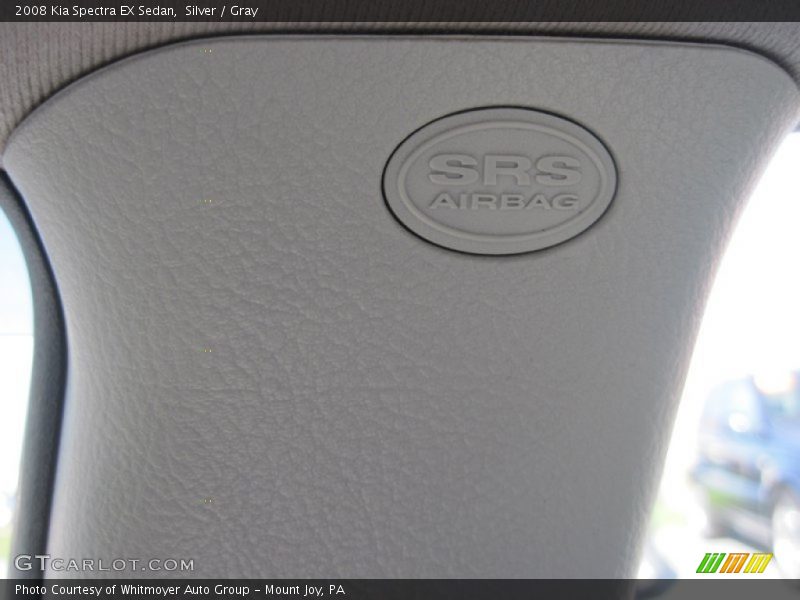 Silver / Gray 2008 Kia Spectra EX Sedan