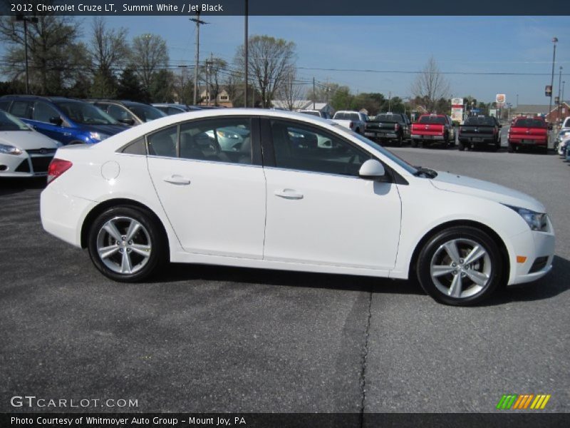 Summit White / Jet Black 2012 Chevrolet Cruze LT