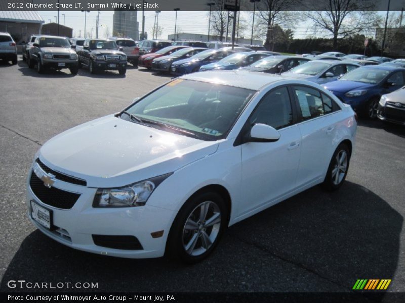Summit White / Jet Black 2012 Chevrolet Cruze LT