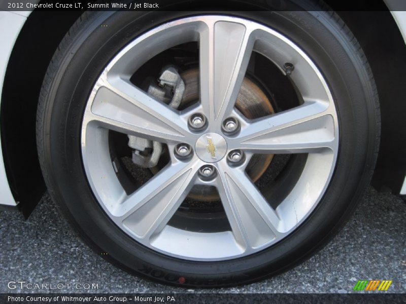 Summit White / Jet Black 2012 Chevrolet Cruze LT