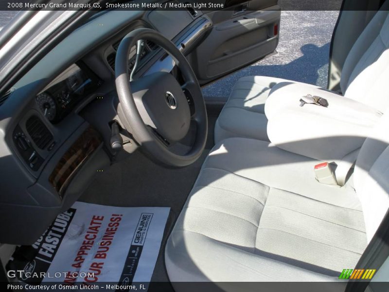 Smokestone Metallic / Medium Light Stone 2008 Mercury Grand Marquis GS