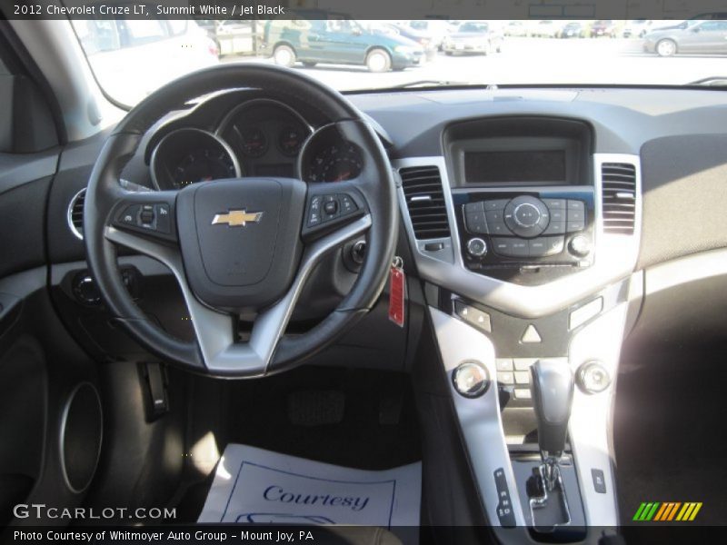 Summit White / Jet Black 2012 Chevrolet Cruze LT