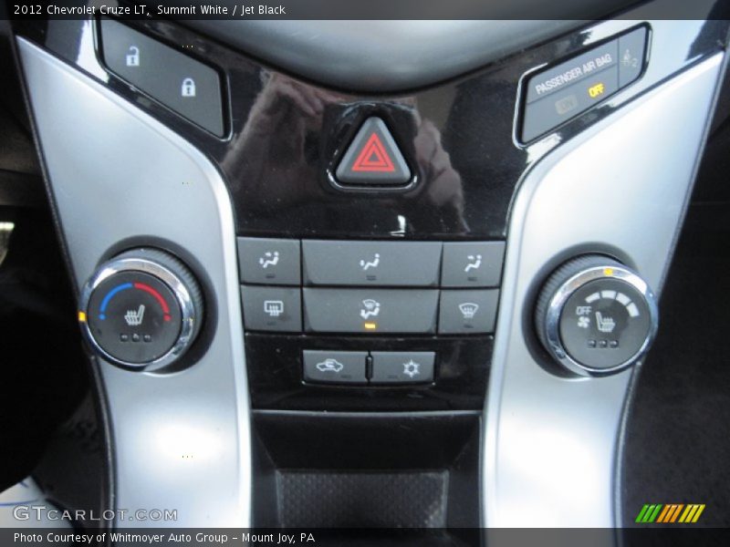 Summit White / Jet Black 2012 Chevrolet Cruze LT