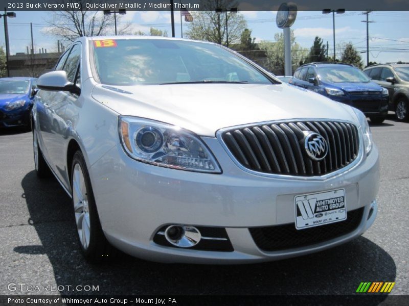 Quicksilver Metallic / Medium Titanium 2013 Buick Verano FWD