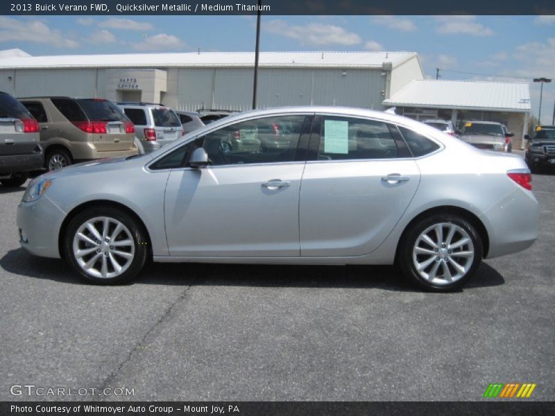 Quicksilver Metallic / Medium Titanium 2013 Buick Verano FWD