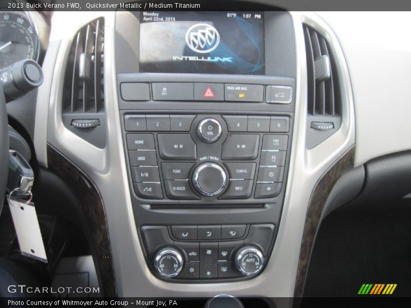 Quicksilver Metallic / Medium Titanium 2013 Buick Verano FWD