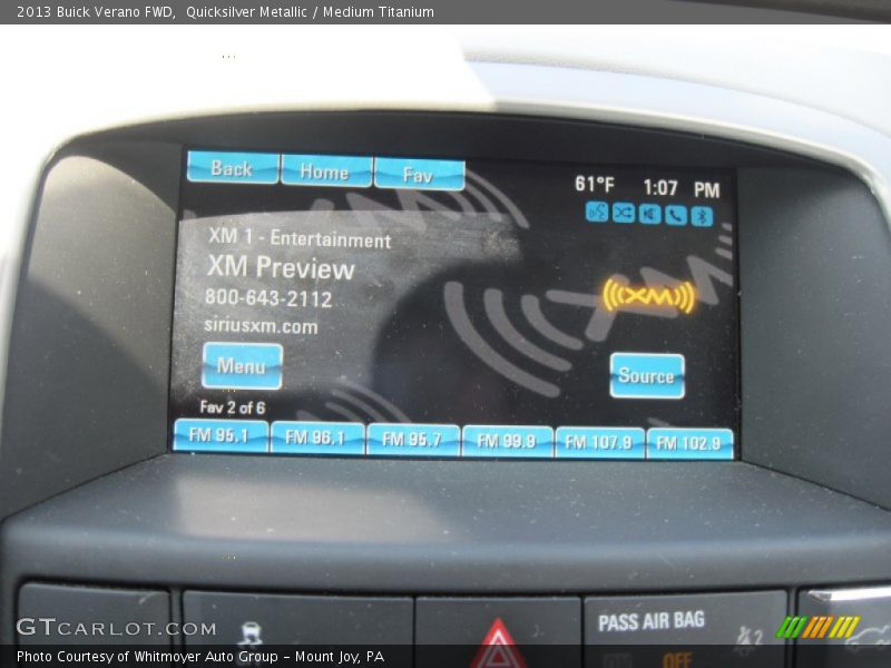 Quicksilver Metallic / Medium Titanium 2013 Buick Verano FWD