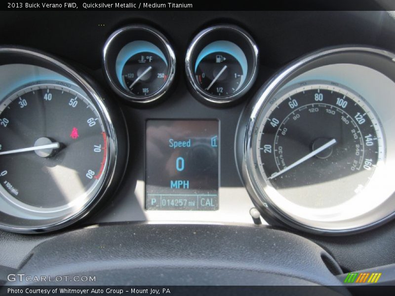 Quicksilver Metallic / Medium Titanium 2013 Buick Verano FWD