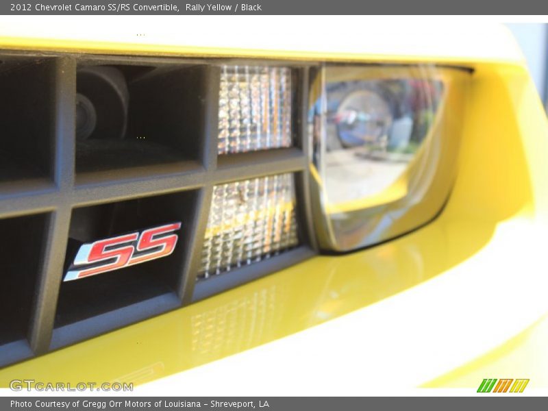 Rally Yellow / Black 2012 Chevrolet Camaro SS/RS Convertible